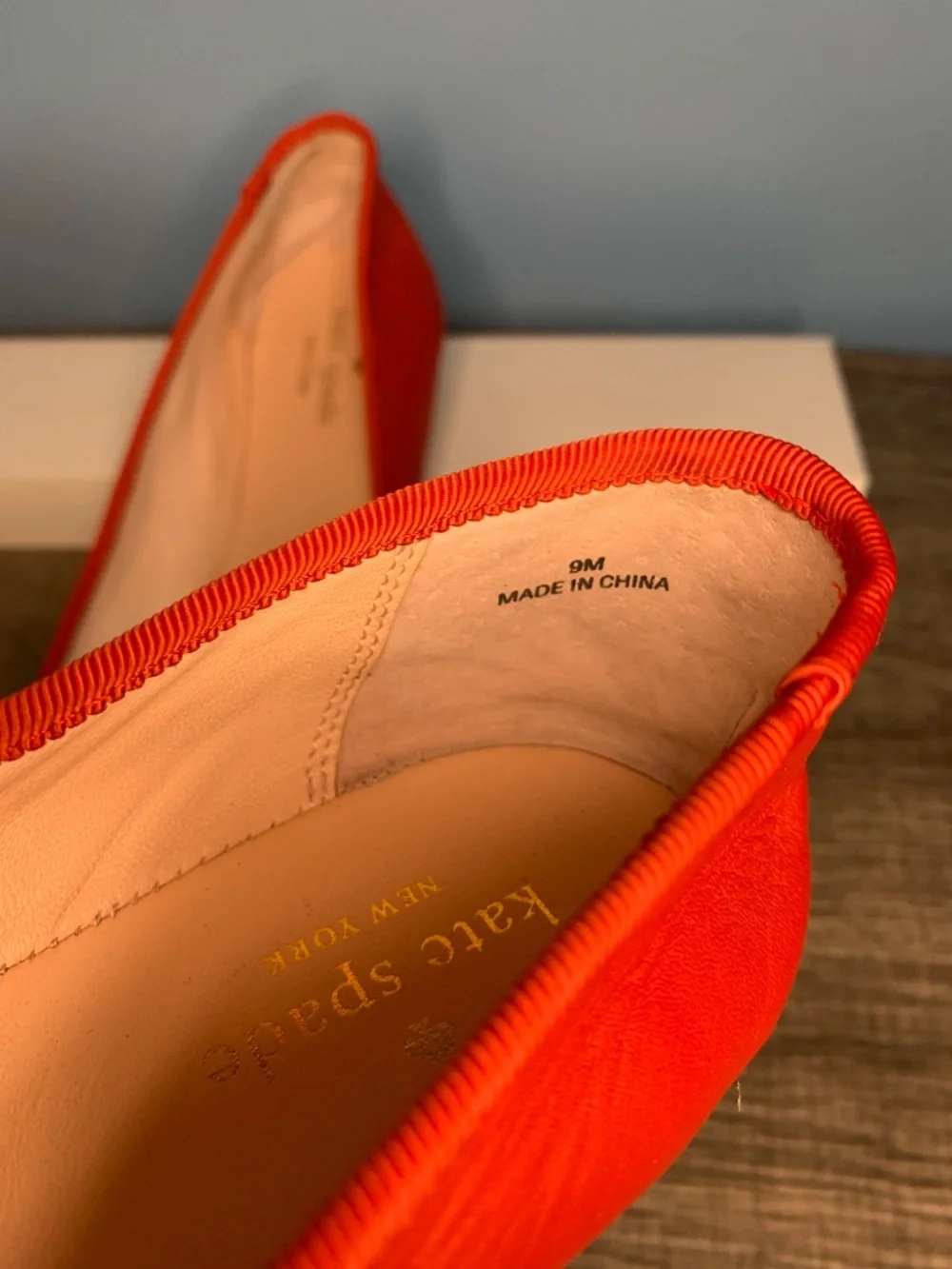 Kate Spade New York ballet flats in red size 9M - Picture 5 of 5